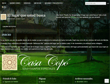 Tablet Screenshot of casacopo.com